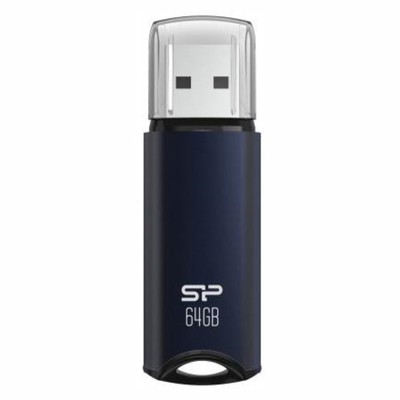 Флешка USB 64 Gb Silicon Power Marvel M02 Blue USB 3.0 / SP064GBUF3M02V1B