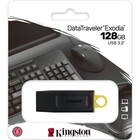 USB флеш накопитель_128 Gb Kingston DT Exodia Black DTX/128GB / USB 3.2 / жёлтое кольцо - фото 51610634