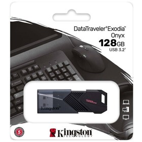 USB флеш накопитель_128 Gb Kingston DT Exodia Onyx  черный DTXON/128GB / USB 3.2