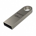 USB флеш накопитель_128 Gb Maxvi MK Metallic silver  монолит, металл / FD128GBUSB20C10MK - фото 51610656