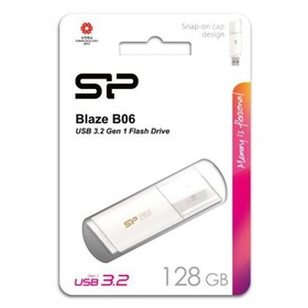 USB флеш накопитель_128 Gb Silicon Power Blaze B06 White USB 3.0 /  SP128GBUF3B06V1W