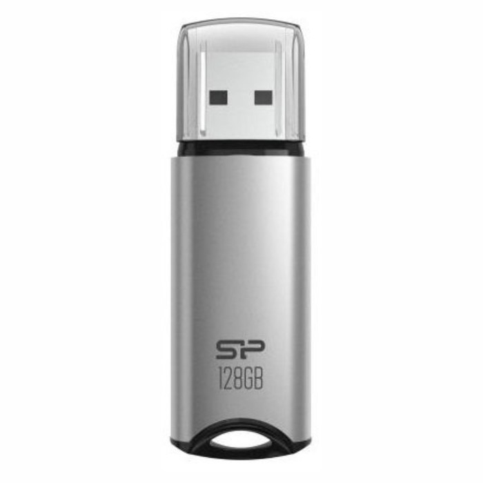 USB флеш накопитель_128 Gb Silicon Power Marvel M02 Silver USB 3.0 / SP128GBUF3M02V1S - фото 51610688