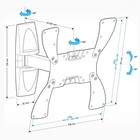 Кронштейн для LCD TV HOLDER LCDS-5020 черный глянец 22" – 42", 30 кг, расстояние от стены 106988 - фото 51610928 Кронштейн для LCD TV HOLDER LCDS-5020 черный глянец 22" – 42", 30 кг, расстояние от стены 106988 - фото 51610928