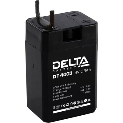 Аккумуляторная батарея Delta DT 4003 (4V / 0.3Ah)