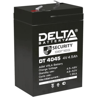 Аккумуляторная батарея Delta DT 4045 (47мм) (4V / 4,5Ah)