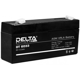 Аккумуляторная батарея Delta DT 6033 (6V / 3,3Ah)