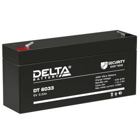 Аккумуляторная батарея Delta DT 6033 (125мм) (6V / 3,3Ah)