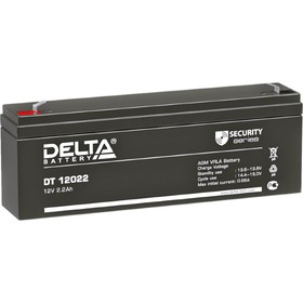 Аккумуляторная батарея Delta DT 12022 (12V / 2,2Ah)