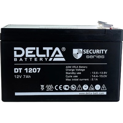 Аккумуляторная батарея Delta DT 1207 (12V / 7Ah)