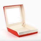 Коробка складная «Зимняя почта», 20 х 20 х 4 см, Новый год - Фото 3