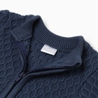 Джемпер детский вязаный MINAKU, рост 80-86 см, синий - Фото 6