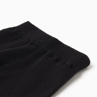 Брюки вязаные детские MINAKU: Knitwear collection, рост 74-80 см, чёрные