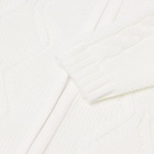 Комбинезон вязаный детский MINAKU, рост 68-74 см, белый - фото 111318267