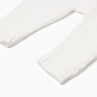 Комбинезон вязаный детский MINAKU, рост 68-74 см, белый - фото 111318268