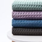 Полотенце вафельное банное «Этель» Boho, 45×90 см, хлопок 100%, тёмно-серое - Фото 7