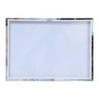 Картина-холст на подрамнике "Абстракция. Голубой мрамор" 50*70 см - фото 24747574