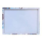 Картина-холст на подрамнике "Абстракция.Синий мрамор" 50*70 см - фото 24747577