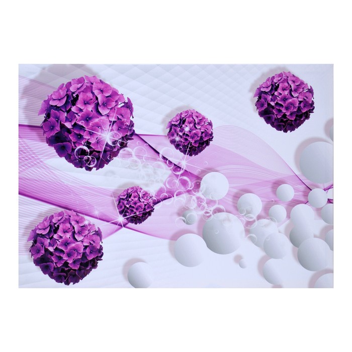 

Картина на холсте "Фиолетовые гортензии" 50*70 см