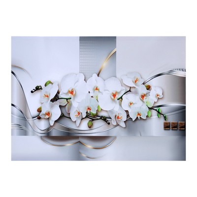 Картина на холсте "Ветка орхидеи" 50*70 см