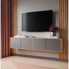 Тумба под ТВ «Парус – 11», с опорами, 2002×400×550 мм, цвет дуб крафт золотой/графит серый - Фото 2