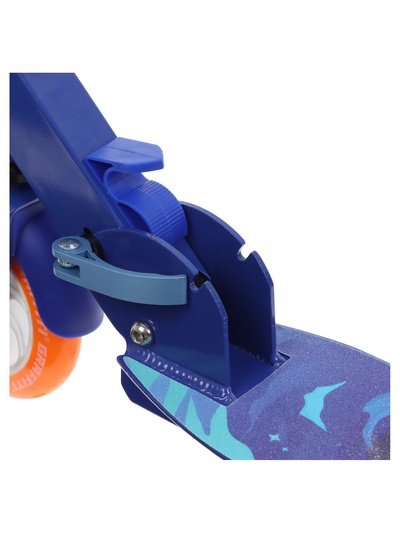 Самокат городской GRAFFITI Comfort 120, складной, колёса PU 120 мм, ABEC 7 Carbon, синий