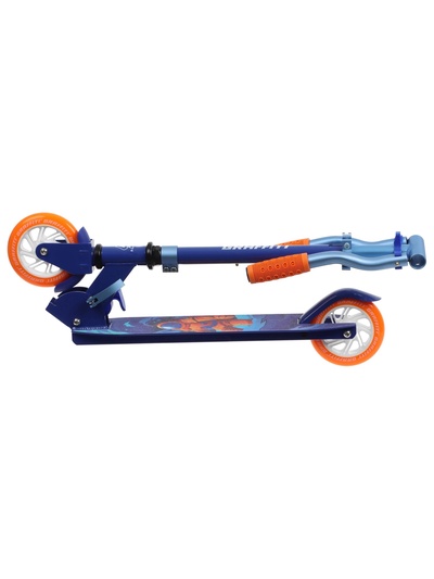 Самокат городской GRAFFITI Comfort 120, складной, колёса PU 120 мм, ABEC 7 Carbon, синий