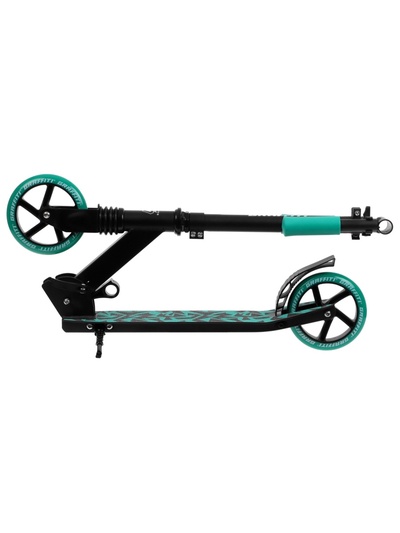 Самокат городской GRAFFITI Comfort Lux 145, колёса PU 145 мм, с передним амортизатором, ABEC 9 Carbon