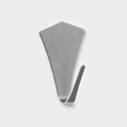 Крючки самоклеящиеся SAVANNA «Кристалл», 2 шт., металл, 4.4×3×2 см, хромированные - Фото 4