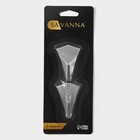 Крючки самоклеящиеся SAVANNA «Кристалл», 2 шт., металл, 4.4×3×2 см, хромированные - Фото 6