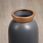 Ваза напольная «Грэйем», h=60 см, керамика, серая - Фото 2