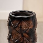 Ваза напольная «Кеннет», грация, h=60 см, керамика, коричневая - фото 25291268