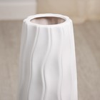 Ваза напольная «Теренс», h=60 см, керамика, белая - фото 25291277