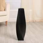 Ваза напольная «Теренс», h=58 см, керамика, чёрная - фото 25291297