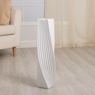 Ваза напольная «Теренс», h=58 см, керамика, белая - Фото 2