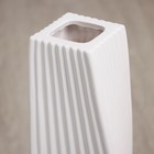 Ваза напольная «Теренс», h=58 см, керамика, белая - фото 25291301