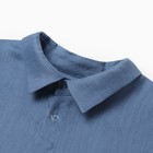 Рубашка мужская с длинным рукавом MIST р.48, синий - Фото 3