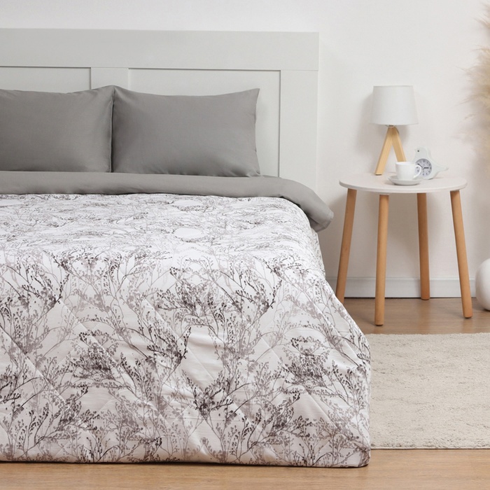 

Покрывало LoveLife евро Plant 200*230±5 см, жатка, 100% п/э