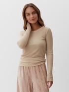 Комплект женский домашний (лонгслив и брюки)  KAFTAN "Бархат", 40-42, розов/беж - Фото 7