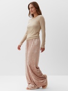 Комплект женский домашний (лонгслив и брюки) KAFTAN "Бархат", 44-46, розов/беж - Фото 6