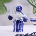 Сувенир "Женщина с коромыслом", 6,5 см, гжель - фото 25291508