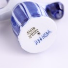 Сувенир "Женщина с коромыслом", 6,5 см, гжель - фото 25291509