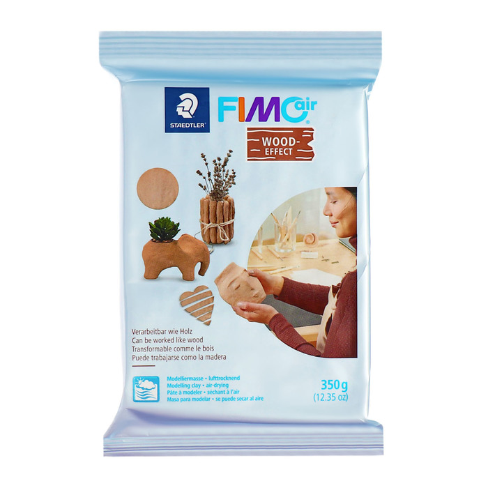 

Масса для лепки самоотвердевающая эффект дерева 350г FIMO Air basic 8150-W7