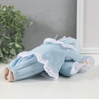 Кукла музыкальная механическая "Малыш спящий на подушке" голубой, двигается 13,5х19,5х8 см    104624 - Фото 3