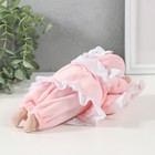 Кукла музыкальная механическая "Малыш спящий на подушке" розовый, двигается 13,5х19,5х8 см    104624 - Фото 3