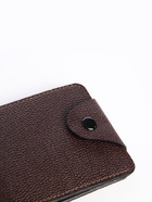Портмоне мужское на кнопке, коричневое - Фото 4