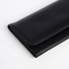 Кошелёк женский на магните, 19.5×1.5×9.5 см, чёрный - Фото 3