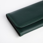 Кошелёк женский на магните, 19.5×1.5×9.5 см, тёмно-зелёный - Фото 3