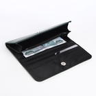 Кошелёк женский на магните, 19.5×1.5×9.5 см, тёмно-зелёный - Фото 2