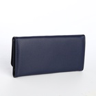 Кошелёк женский на магните, 19.5×1.5×9.5 см, тёмно-синий - Фото 4