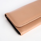 Кошелёк женский на магните, 19.5×1.5×9.5 см, бежевый - Фото 3